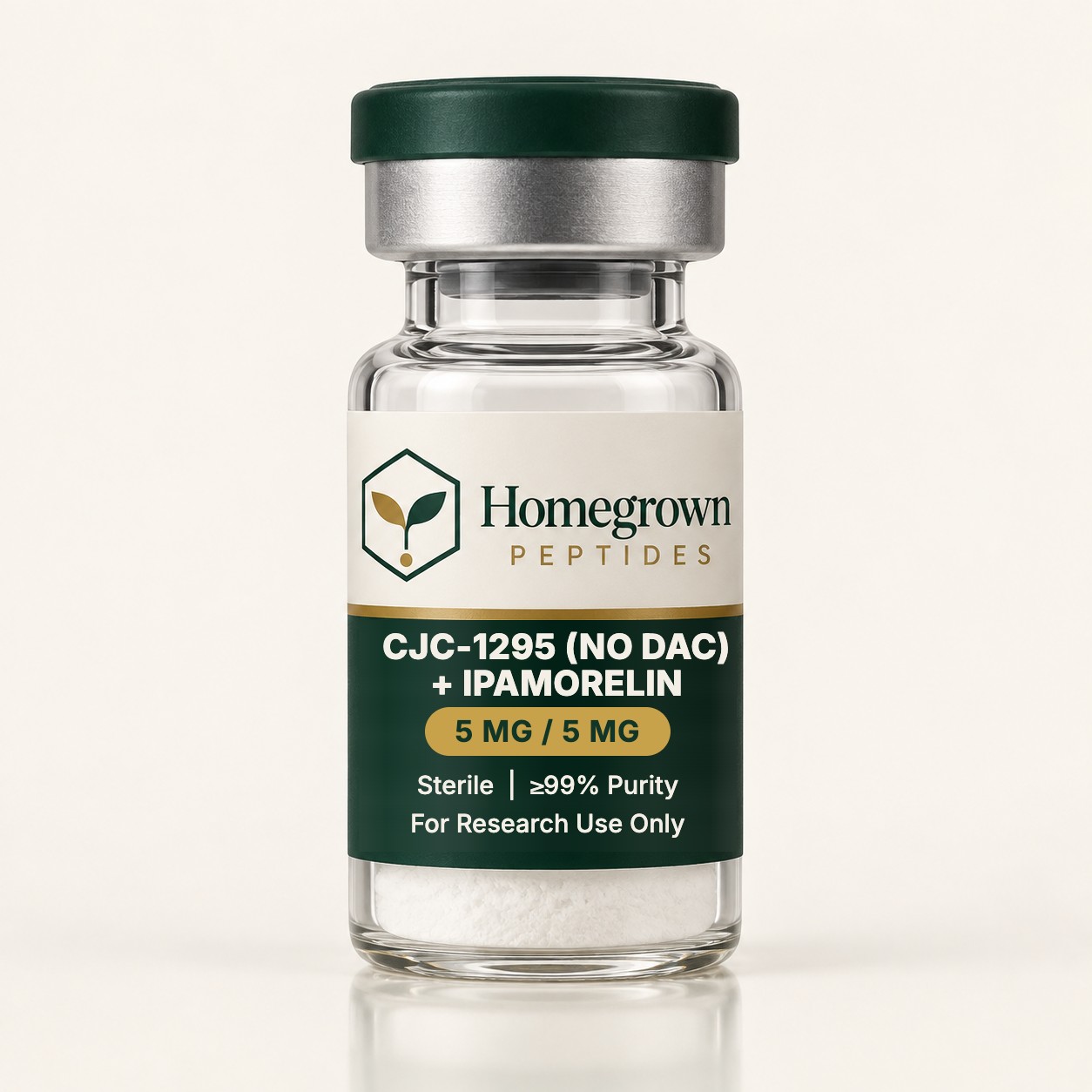 CJC-1295 (NO DAC) + IPAMORELIN — Research Use Only